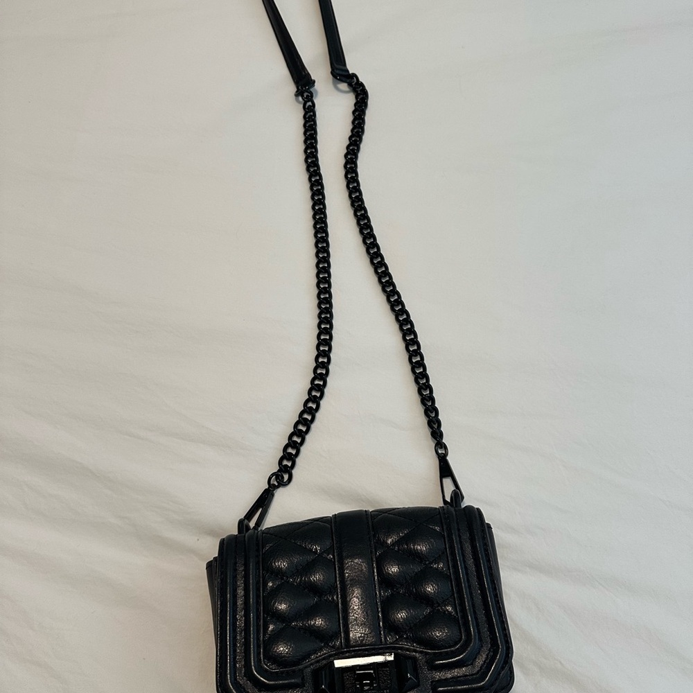 Rebecca Minkoff Black Quilted Crossbody Bag